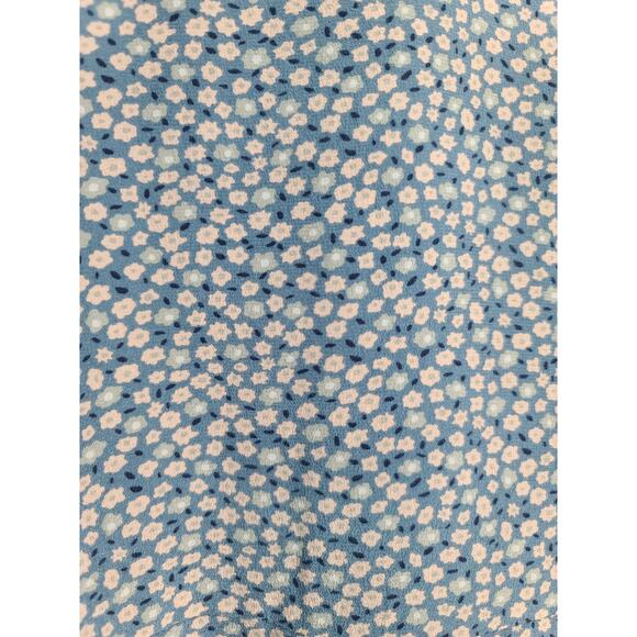 Madewell Silk Ruffle-Edge Wrap Dress in Bitsy Floral - Picture 6 of 7